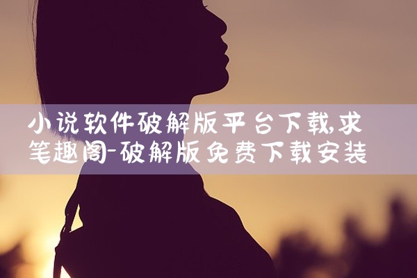 小说软件破解版平台下载
